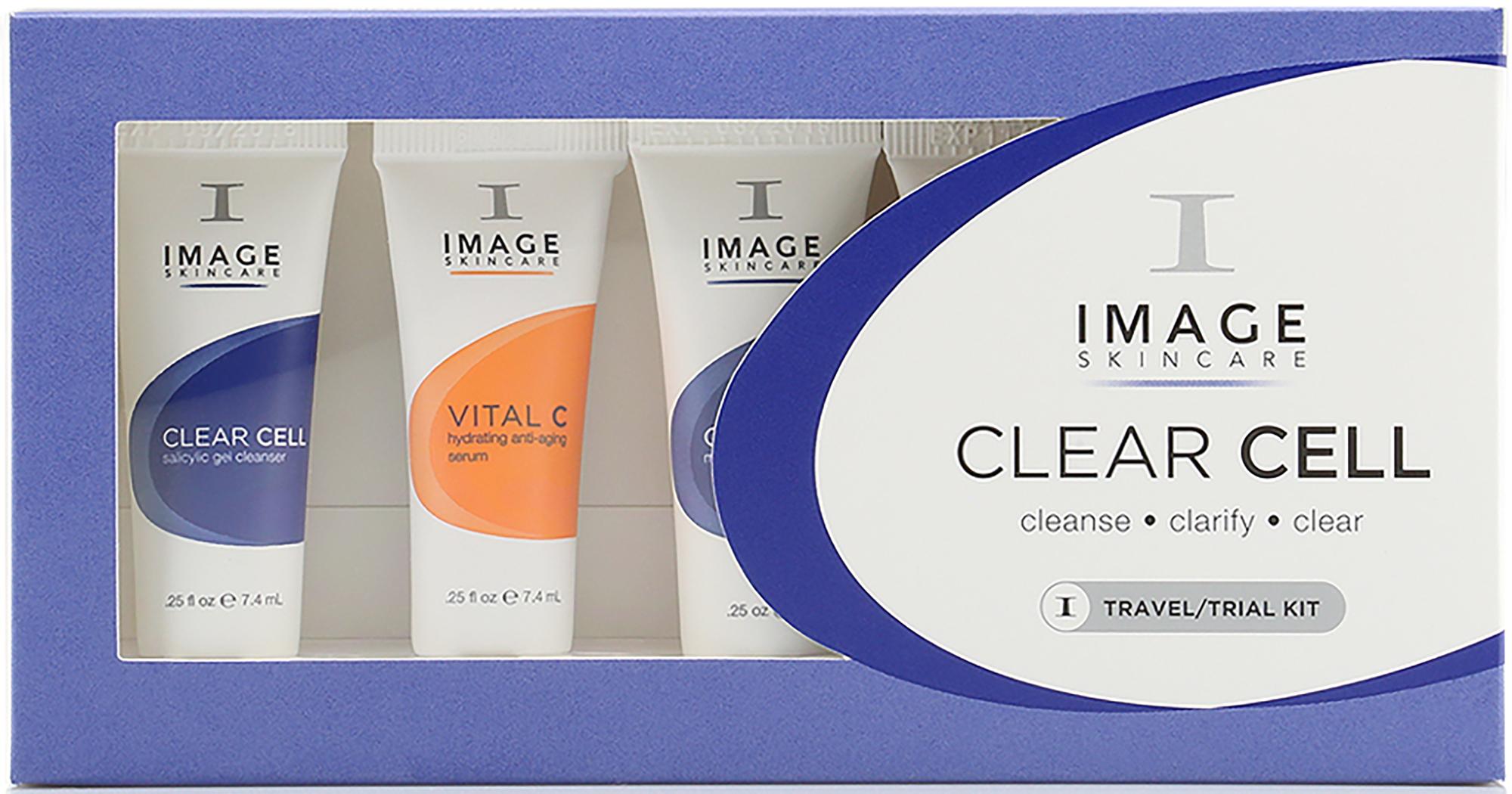 Дорожный набор косметики Image Skincare Clear Cell Trial Kit